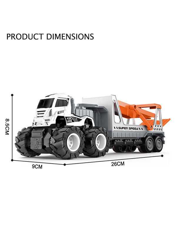 Double Decker Tow Truck Toy For Kids - (MS-S-24) - Toyloft