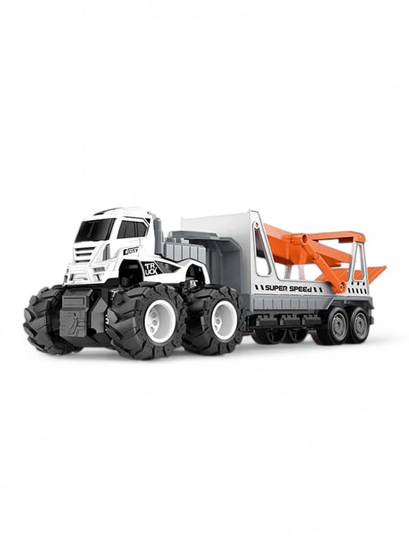 Double Decker Tow Truck Toy For Kids - (MS-S-24) - Toyloft