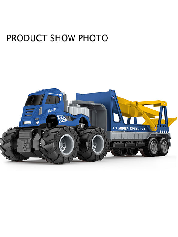 Double Decker Tow Truck Toy For Kids - (MS-S-24) - Toyloft
