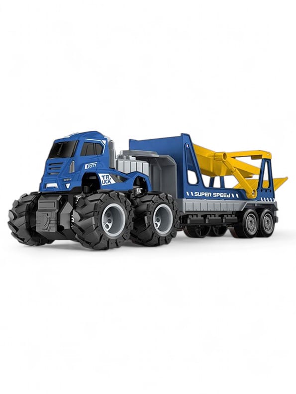 Double Decker Tow Truck Toy For Kids - (MS-S-24) - Toyloft
