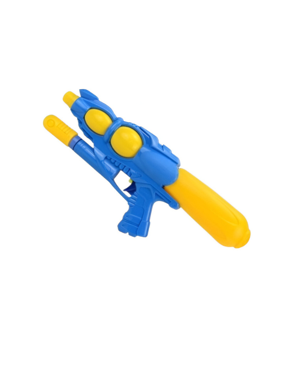 DoubleJet Pro – Double Tank Water Gun Pichkari | High-Pressure Long Range Water Blaster Toy Blue LMI14327.