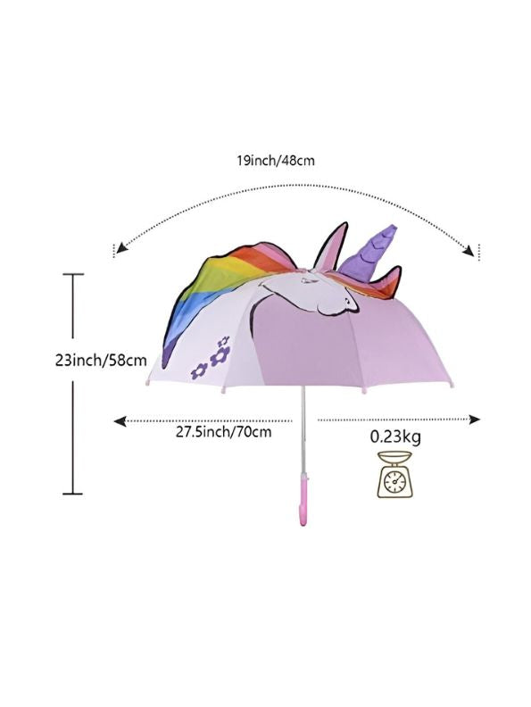 Dreamy Unicorn Kids Umbrella – Vibrant & Reliable Rain Protection for Children NOV6219.