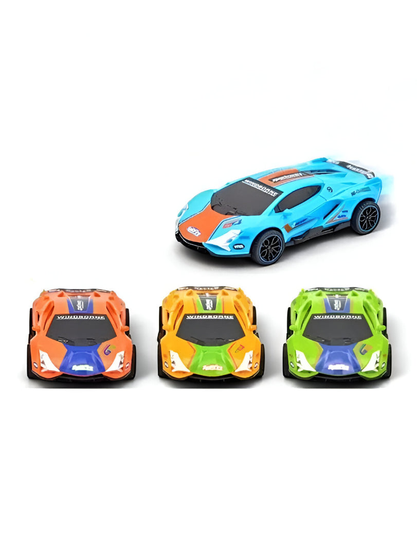 Yellow - DriftRacer – Pull-Back Drift Sports Car Toy for Kids | High-Speed Action Vehicle with Sleek Design LMI12909.