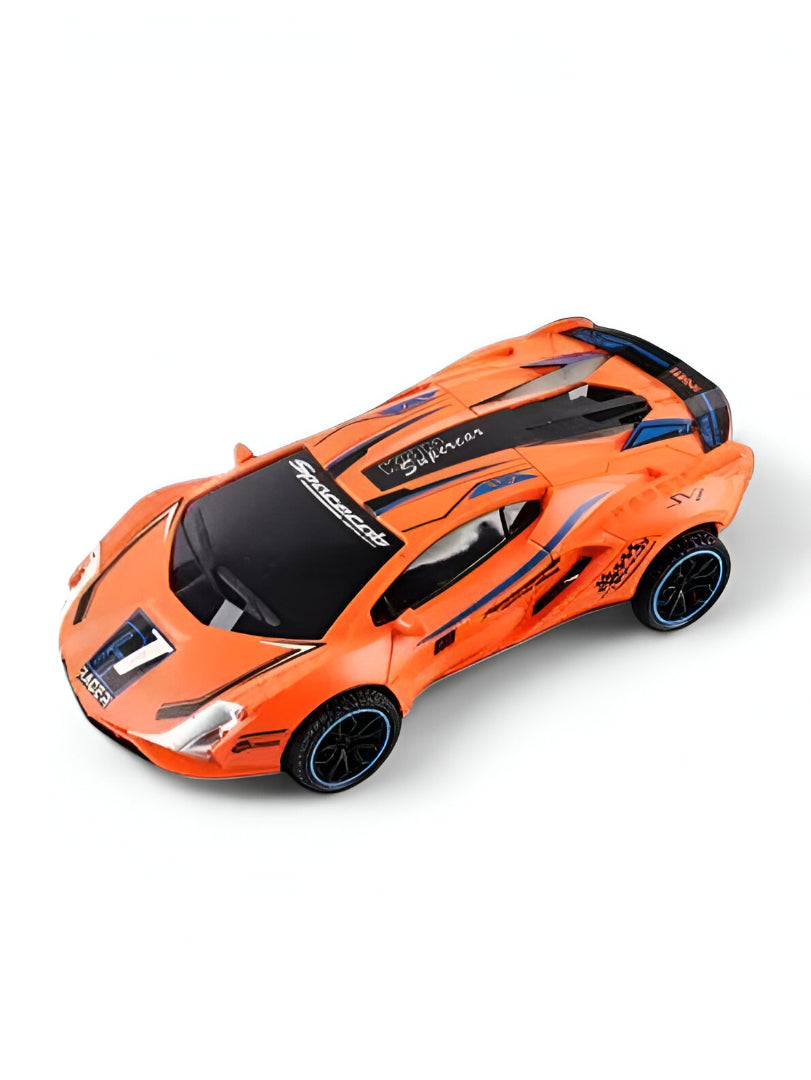 Orange - DriftRacer – Pull-Back Drift Sports Car Toy for Kids | High-Speed Action Vehicle with Sleek Design LMI12909.
