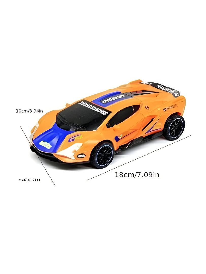 Orange - DriftRacer – Pull-Back Drift Sports Car Toy for Kids | High-Speed Action Vehicle with Sleek Design LMI12909.