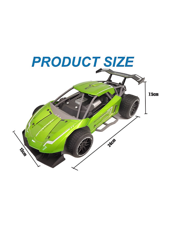 Drifting Remote Control RC Car - Green (L-123) - Toyloft