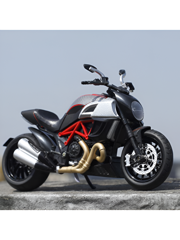 Ducati Metal Diecast Bike – Premium Metal Model Miniature Red TV3270.