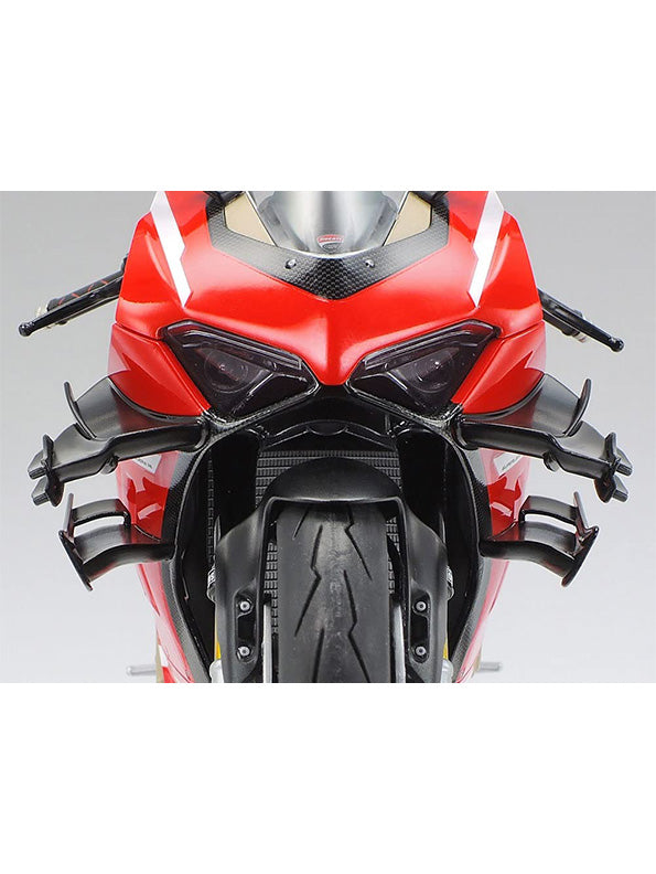 Ducati Panigale V4 1:12 Scale Diecast Model Bike in Red - Premium Acrylic Display Box Included - Toyloft