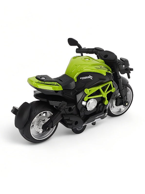 Ducati Replica Miniature Model Metal Diecast Bike - Green (S) - Toyloft