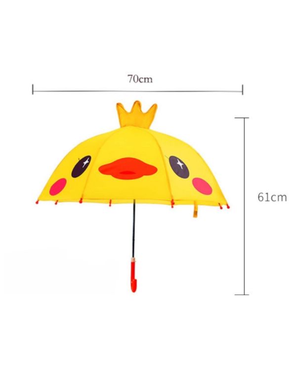 Duck Face Umbrella for Kids – Fun & Colorful Rainy Season Companion NOV6219.