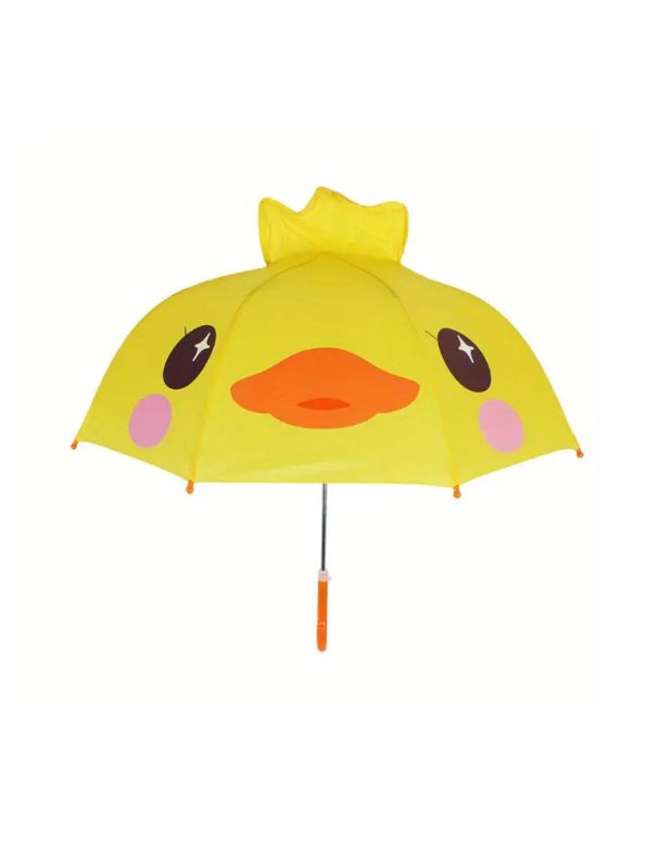 Duck Face Umbrella for Kids - Fun & Colorful Rainy Season Companion NOV6219.