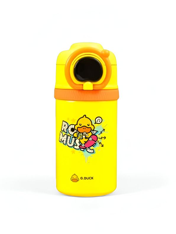 Skaterquack - DuckySip – Cute Duck Water Bottle for Kids | 550ml with Temperature Display | BPA-Free & Leakproof NOV8342.