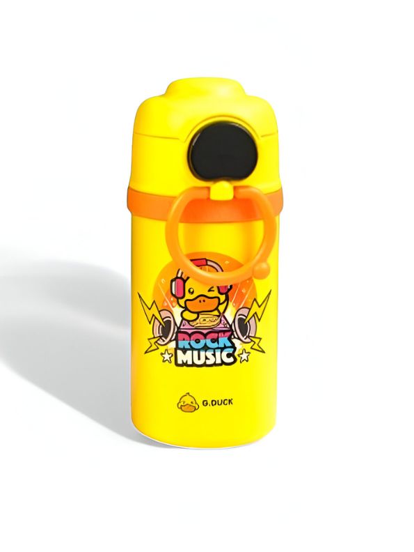 Meloduck - DuckySip – Cute Duck Water Bottle for Kids | 550ml with Temperature Display | BPA-Free & Leakproof NOV8342.
