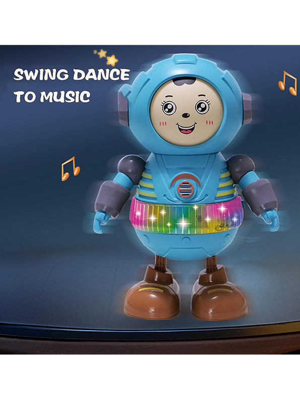Electric Dancing Space Robot Musical Toy - Blue (MS-M-31) - Toyloft