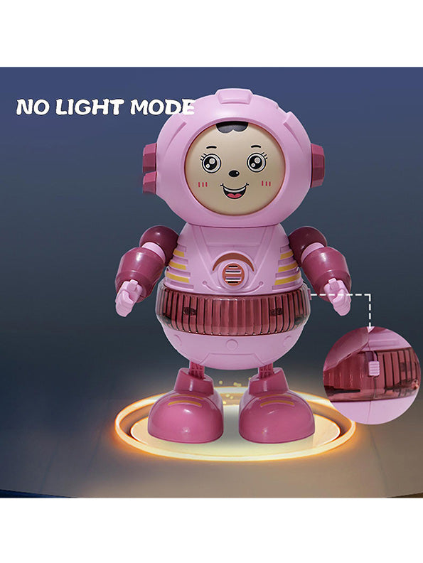Electric Dancing Space Robot Musical Toy - Pink (MS-M-31) - Toyloft