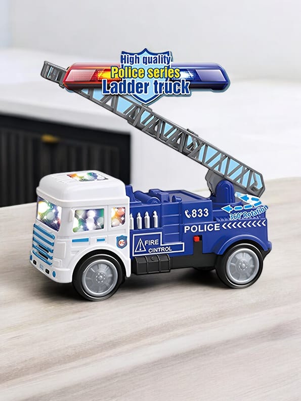 Electric Police Car Toy For Kids - Lights, Sounds & Action | MS-O-24 - Toyloft