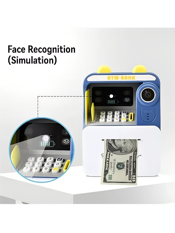 Face Recognition Musical Money Safe Kids - Blue (MS-M-31) - Toyloft