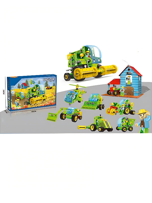 Farm Vehicle Toys Set 8 in 1 Kit Toys For Kids (L-J-85) - Toyloft