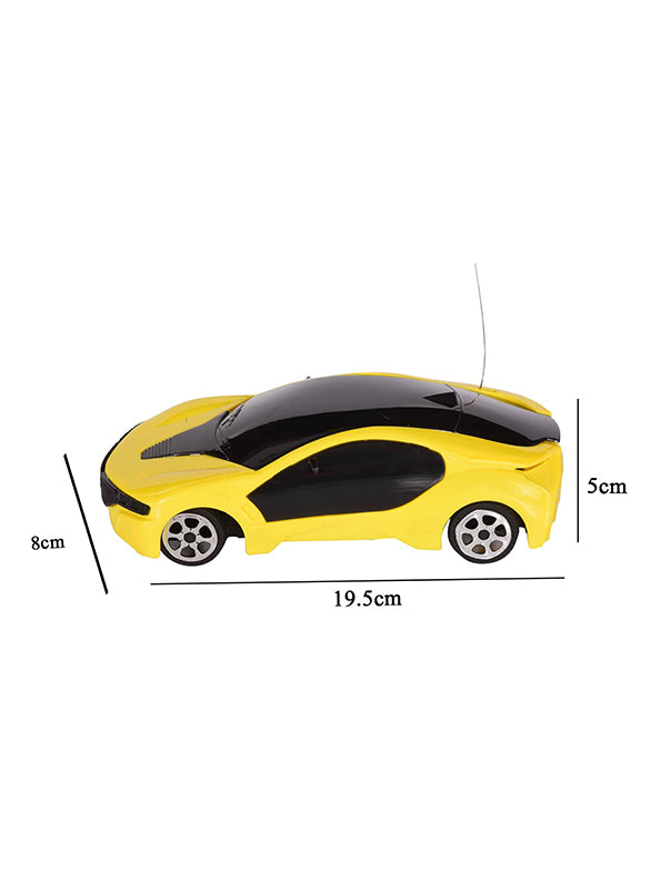 Fast Modern Remote Control Car For Kids - Yellow (L-88) - Toyloft