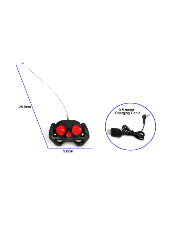 Fast RC Racing Car Toy – Rechargeable Battery Operated Remote Control Car LMI8860.