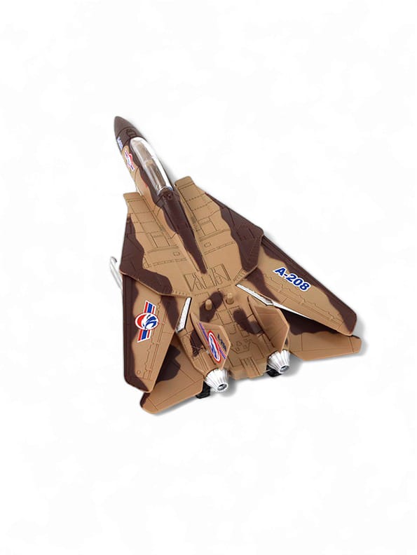 Fighter Plane Toy For Kids - Brown ( Length 19 CM ) (NX.L-17) - Toyloft