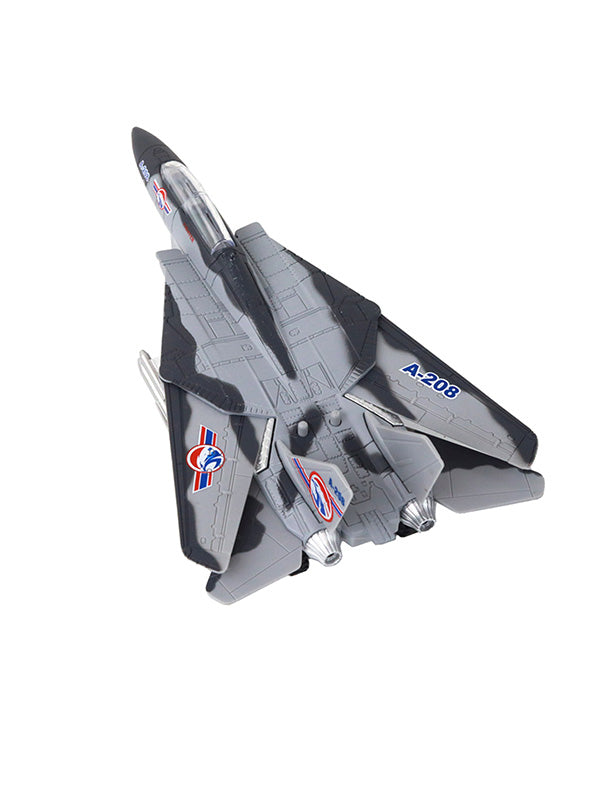Fighter Plane Toy For Kids - Grey ( Length 19 CM )(NX.L-17) - Toyloft