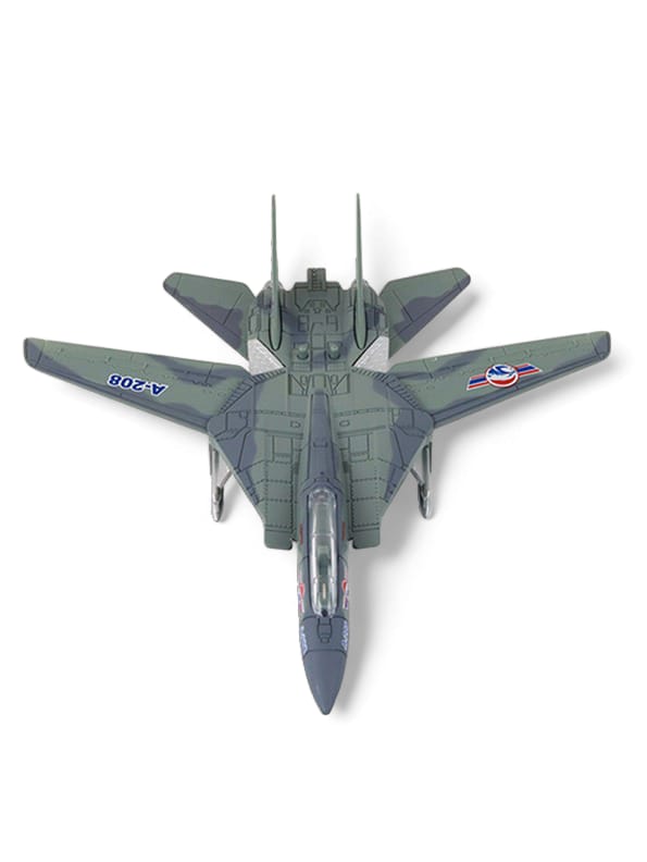 Fighter Plane Toy For Kids - Green ( Length 19 CM )(NX.L-17) - Toyloft