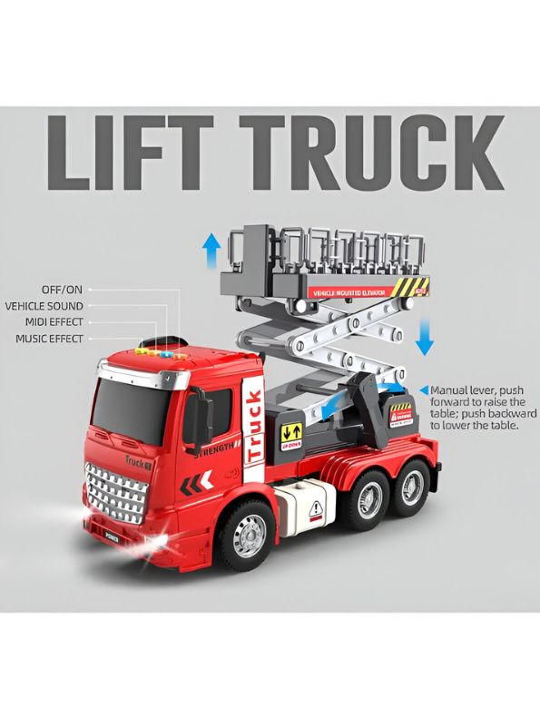 Flamefighter - Pullback Fire Truck for Kids | Fun & Durable Toy Fire Engine for Pretend Play LMI15068.