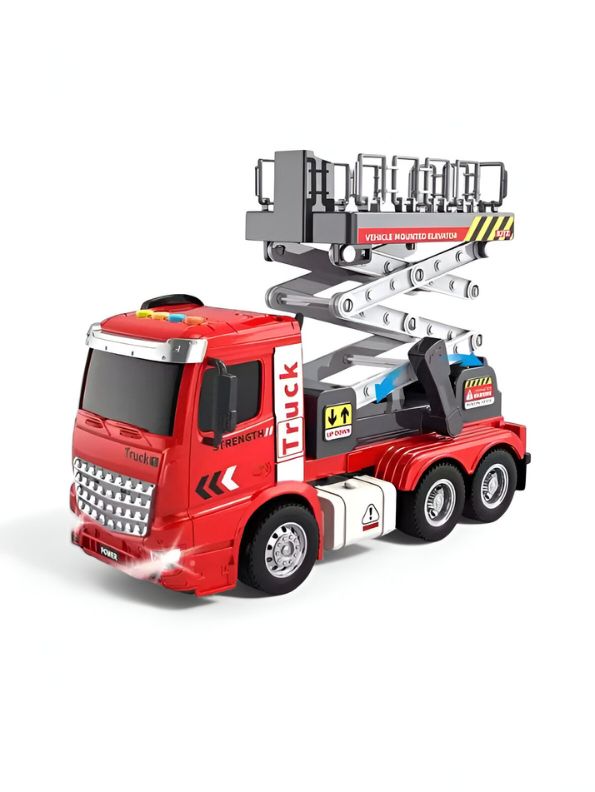 Flamefighter - Pullback Fire Truck for Kids | Fun & Durable Toy Fire Engine for Pretend Play LMI15068.