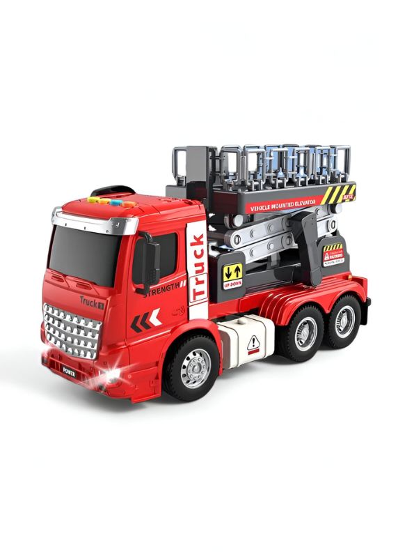 Flamefighter - Pullback Fire Truck for Kids | Fun & Durable Toy Fire Engine for Pretend Play LMI15068.