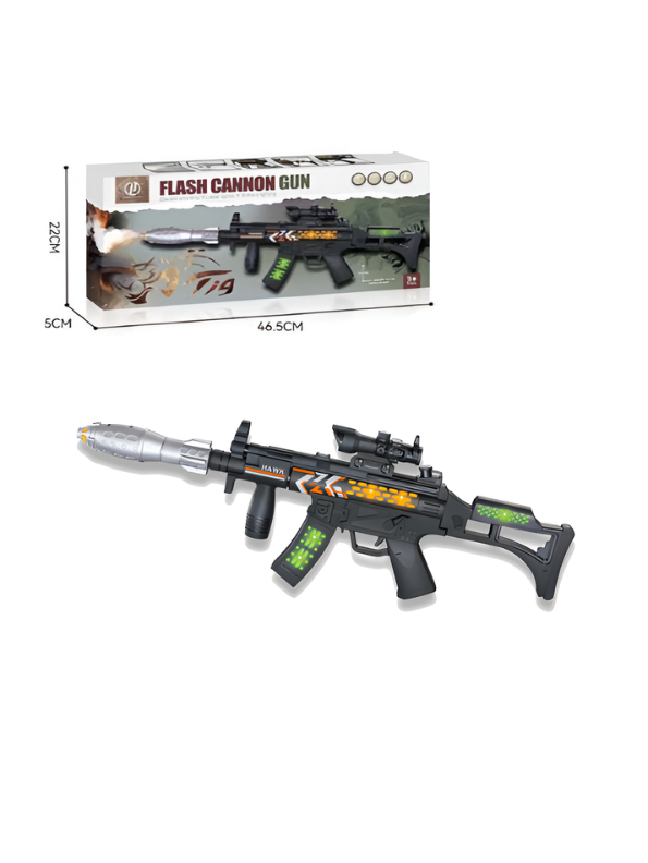 PUBG Flash Cannon Toy Gun with Realistic Smoke Effect TV6627.