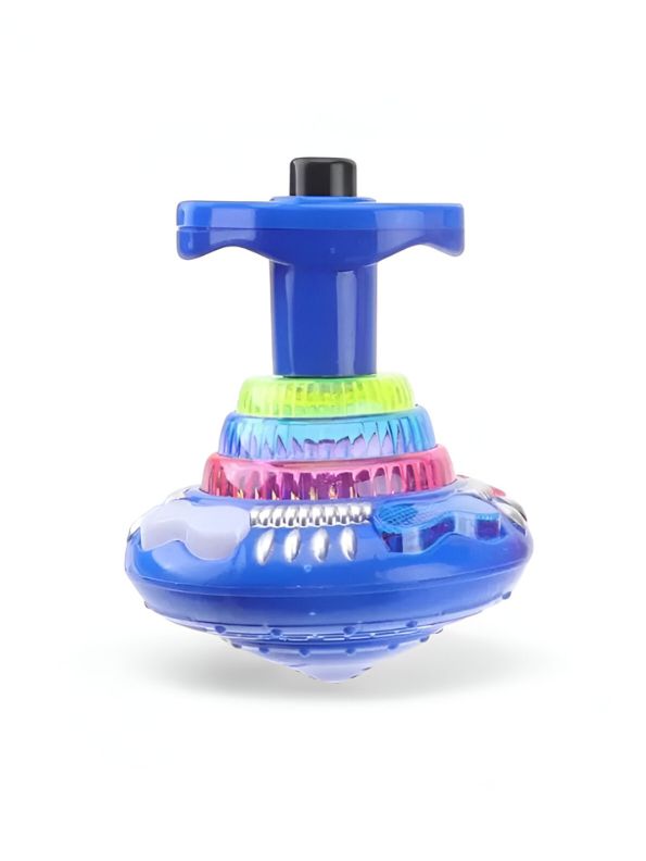 Flashing Top – LED Spinning Music Gyro Toy for Kids Light-Up Gyrator Toy with Sound 360° Spinning