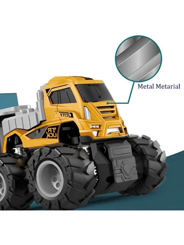Freight Truck with Crane & Excavator - Heavy-Duty Construction Power in One Vehicle LMI13514.