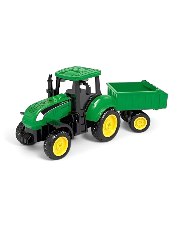 Friction Powered Green Toy Tractor TV384.