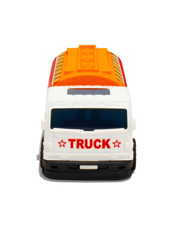 Friction Powered Pull Back Trucks – Pack of 4 Toy Vehicles for Kids LMI13648.