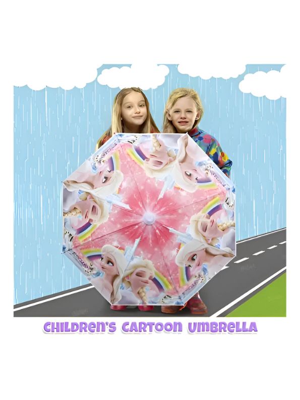 Frostella – Frozen Elsa Kids Umbrella – 50cm | Magical Disney Princess Umbrella for Girls NOV9693.