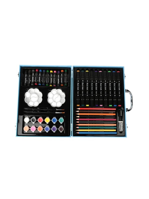 Frozen Sisters 50-Piece Art & Coloring Kit | Disney Themed Briefcase with Art Supplies | Back to School Gift for Girls NOVHBC-188308.