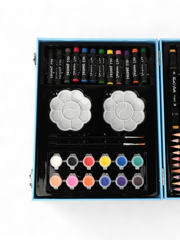 Frozen Sisters 50-Piece Art & Coloring Kit | Disney Themed Briefcase with Art Supplies | Back to School Gift for Girls NOVHBC-188308.