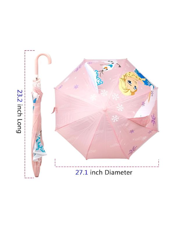 Frozenshade – Frozen Elsa Umbrella for Kids | Waterproof, Lightweight & Safe Rainy Season Umbrella with Princess Design NOV6221.