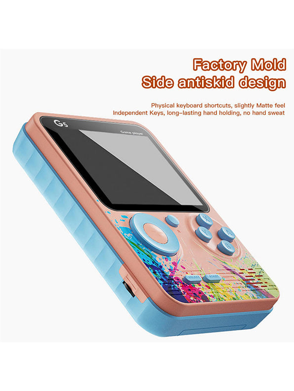 G5 Best Handheld Gaming Console 500 Games - Pink - Toyloft