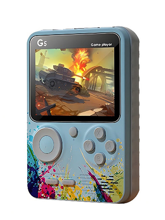 G5 Best Handheld Gaming Console 500 Games - Blue - Toyloft