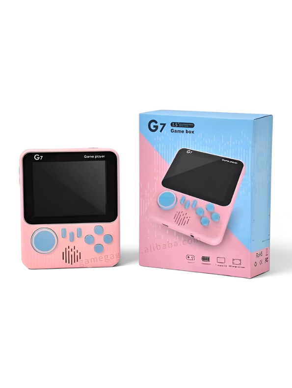 G7 Retro Handheld Gaming Console | 3.0-Inch Screen, 666+ Built-in Classic Games, TV Connection Support & Long Battery Life TV7055