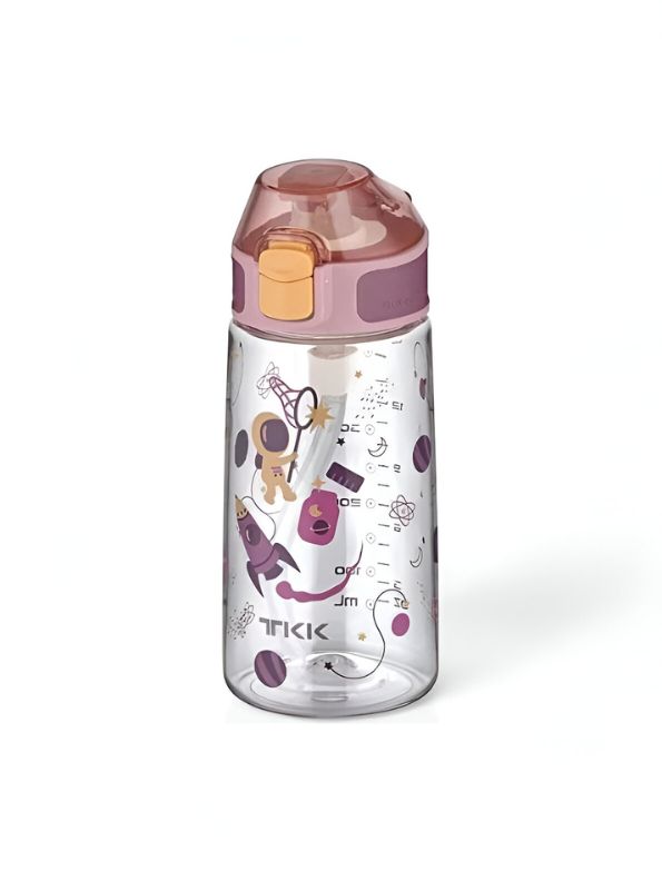 GalaxyJet Kids Water Bottle – 500ml Leakproof Bottle with Rocket & Astronaut Print for School & Travel NOV3313.