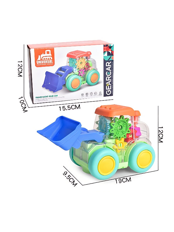 Gear Car Bulldozer Toy - Blue (MS- M- 27) - Toyloft