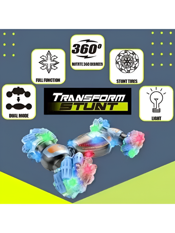 Gesture Controlled RC Stunt Car With Off-Road, Four-Wheel Drive LMI9690