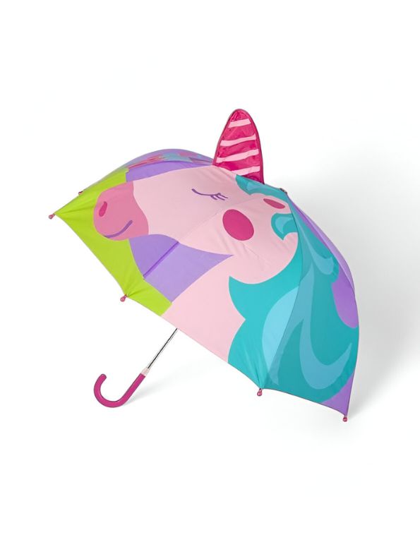 Glitter Unicorn Girl Umbrella – 47 cm Lightweight & Colorful Rain Protection NOV6222.