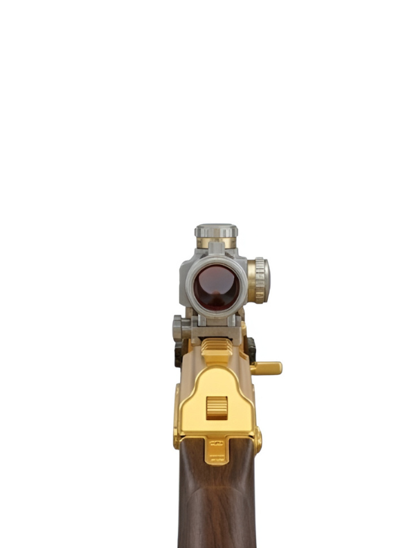 PUBG Gold AK Style Electric Soft Gun with Bullet, Scope, Silencer & Shell Ejection NX16432.