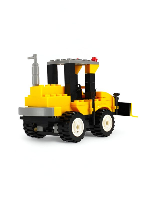 Grader Construction Building Blocks Set – 127 PCS Educational Construction Toy Kit with Operator Minifigure TV5012.