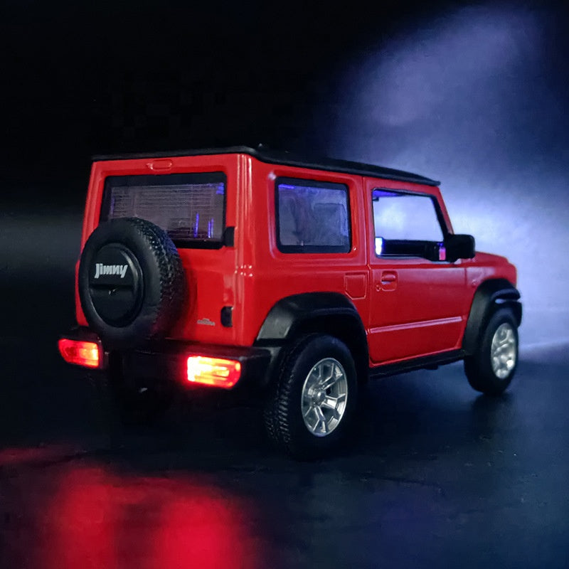 Red Suzuki Metal Model Diecast Car (L- 22) - Toyloft