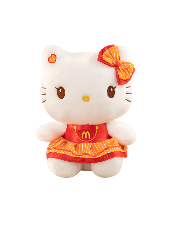 Hello Kitty 8-Inch Plush – McDonald's Uniform Red & Orange Striped Dress  Edition Soft Toy ST15966. – Toyloft